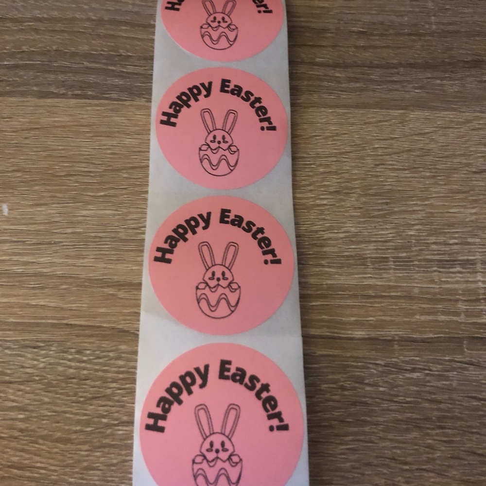 Happy Easter Stickers 100 per Set